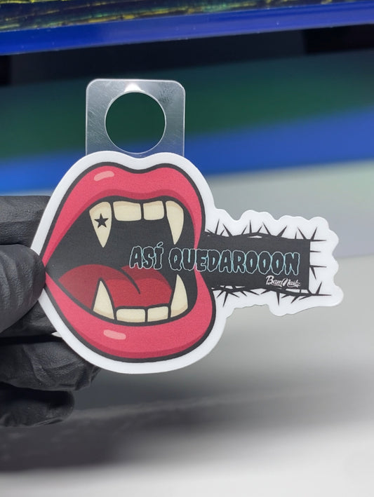 “ASÍ QUEDARONNN” Waterproof Sticker