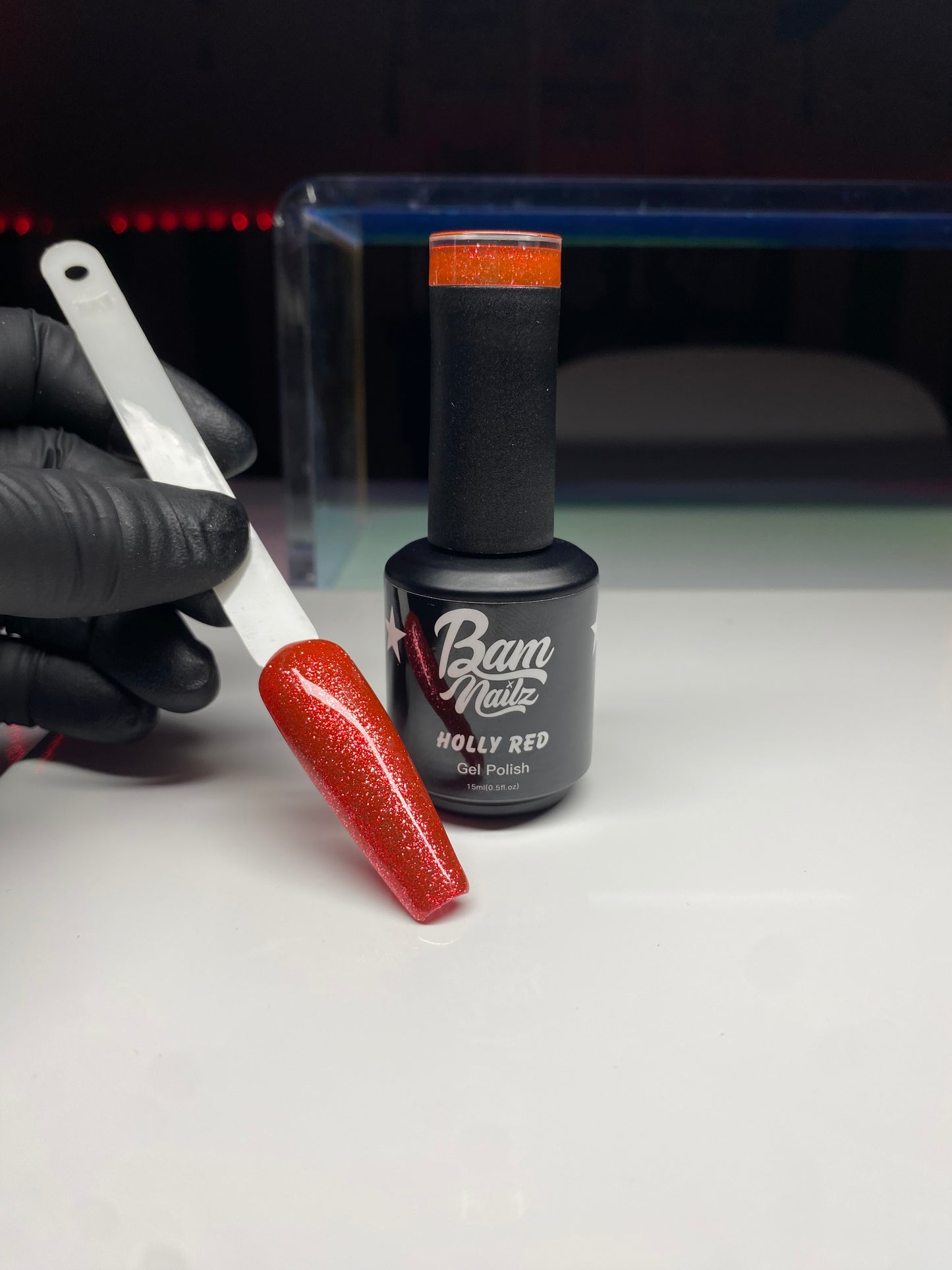 “HOLLY RED” Glitter 15mL