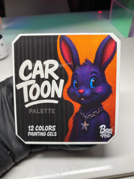 “CARTOON” 12 Painting Gels Palette