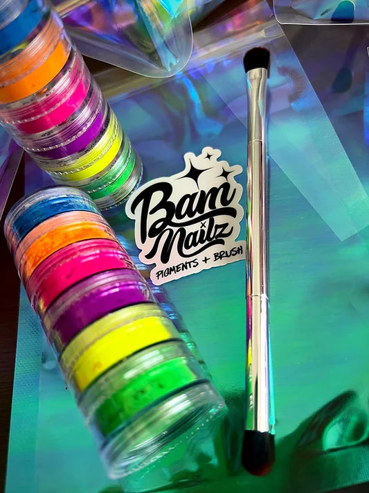 "PIGMENTS + DOUBLE BRUSH" Kit